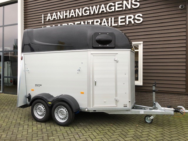 Demo! Humbaur Equitos Alu 2-Paards met zadelkamer! - Afbeelding 3