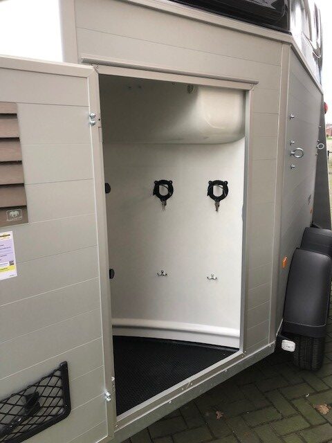 Demo! Humbaur Equitos Alu 2-Paards met zadelkamer! - Afbeelding 5